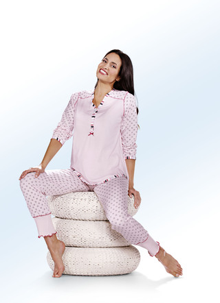 Pyjama met uitgebreide details