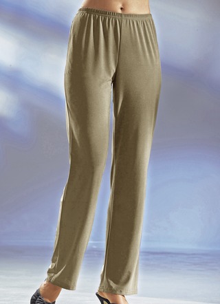 KLAUS MODELLE broek met elastische tailleband in 6 kleuren