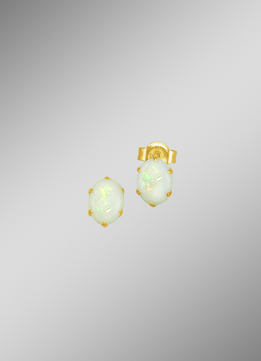 Oorbellen - Oorbellen met echte opaal, in Farbe  Ansicht 1