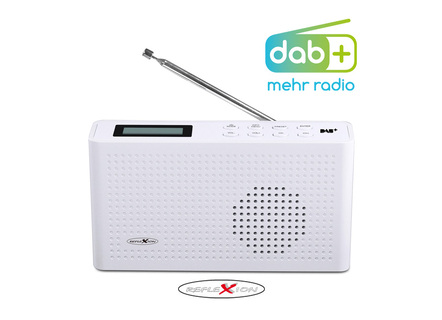 Draagbare DAB+ radio met geïntegreerde batterij