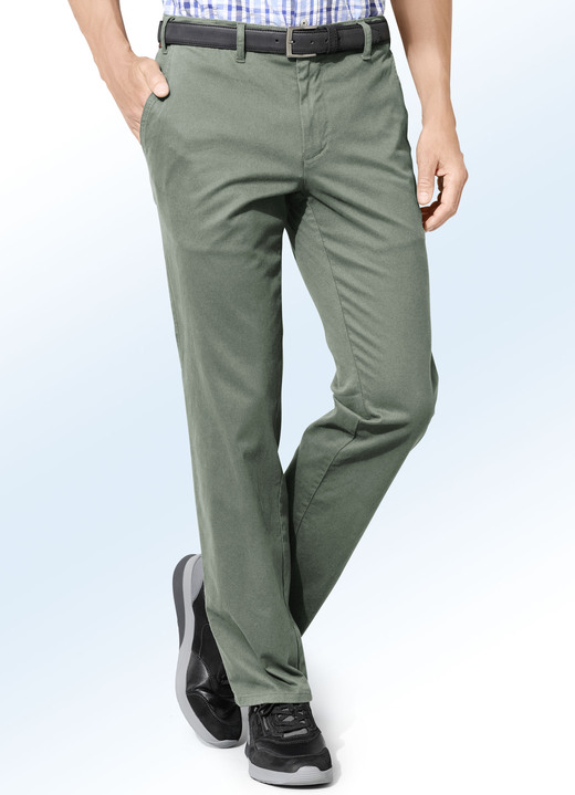 Broeken - 'Francesco Botti' broek, in 4 kleuren, in Größe 024 bis 062, in Farbe LICHTGROEN