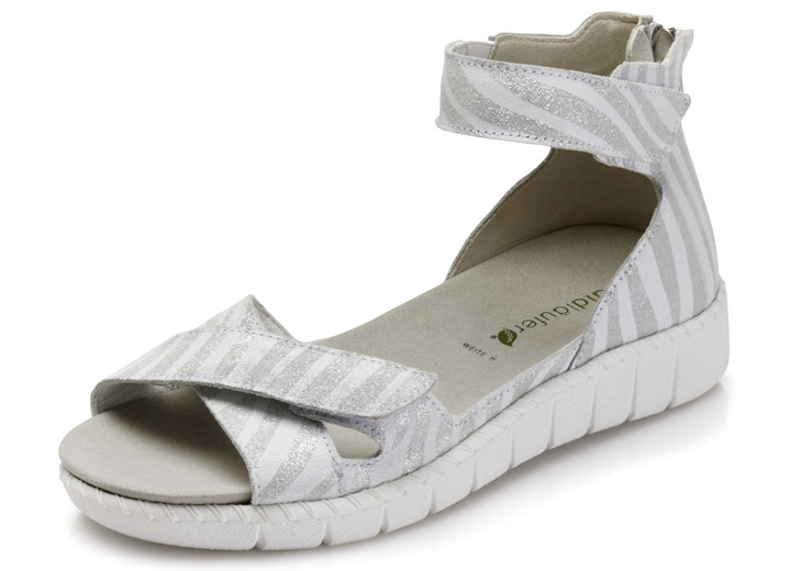 Sandalen & slippers - Ranger-sandaal met elastische band aan de zijkant, in Größe 3 1/2 bis 8, in Farbe WIT Ansicht 1