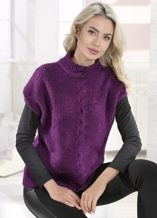Basics - Sweatervest van zeer zachte kwaliteit, in Größe L(44/46) bis XS (32/34), in Farbe BESSEN