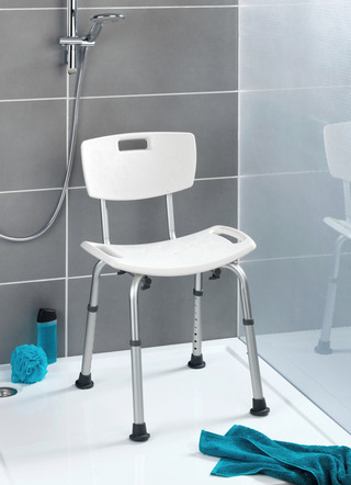 2-in-1 badstoel/kruk voor veilig baden en douchen