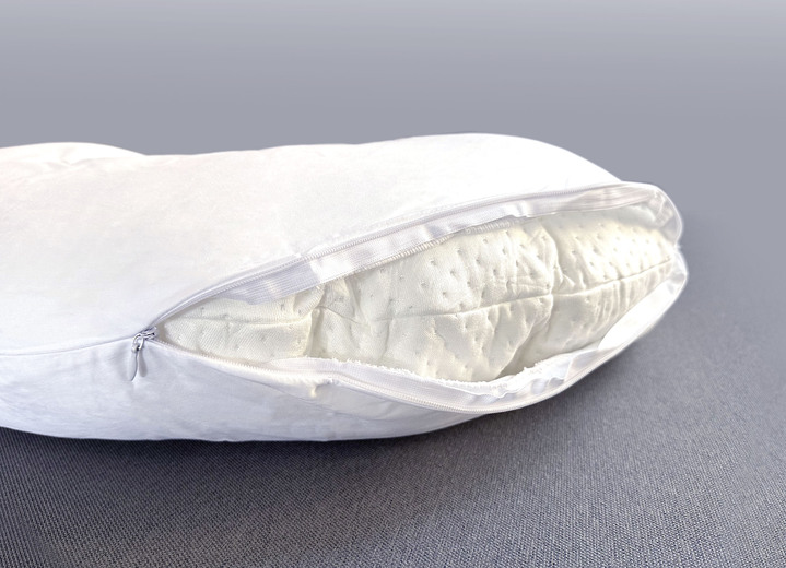 Dekbedden e.d. - Kussensloop voor Dreamolino Swan Pillow volledig lichaamskussen, in Farbe WEISS