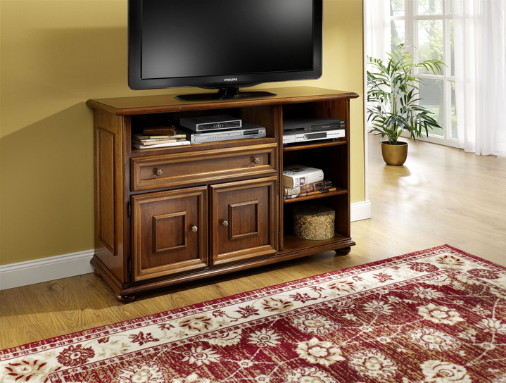 TV- & hifi-meubels - Gedeeltelijk massief TV-phono meubel, in Farbe WALNOOT, in Ausführung TV-Phonokommode Ansicht 1