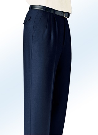Klaus Modelle-broek met achterzakken met kleppen in 4 kleuren