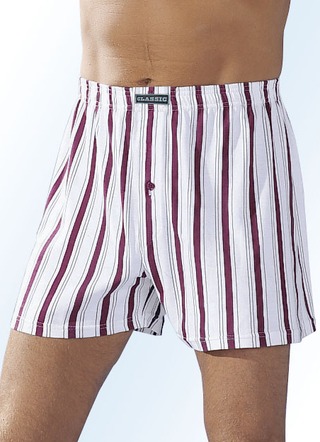 Vierpack boxershorts, kleurrijke strepen