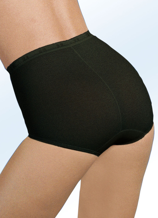 Slips - Sloggi twee-pack maxislip, in Größe 038 bis 054, in Farbe HUIDKLEURIG Ansicht 1