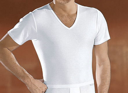 Mey Noblesse ondershirt van fijne ribstof, wit