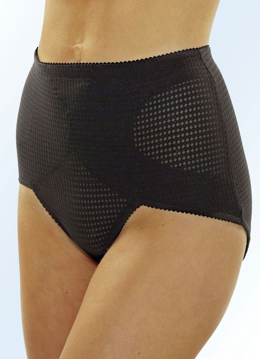 Tailleslips - Miss Mary-pantybroekje met verstevigingen, in Größe 075 bis 130, in Farbe ZWART Ansicht 1