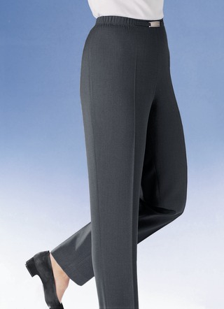 Broek met metalen rand op de tailleband in 8 kleuren