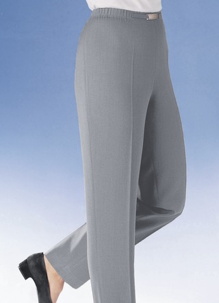Broek met metalen rand op de tailleband in 8 kleuren