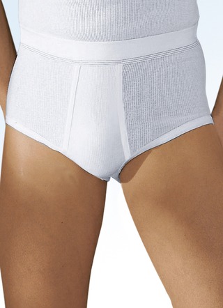 Hermko Four Pack Double Rib Briefs