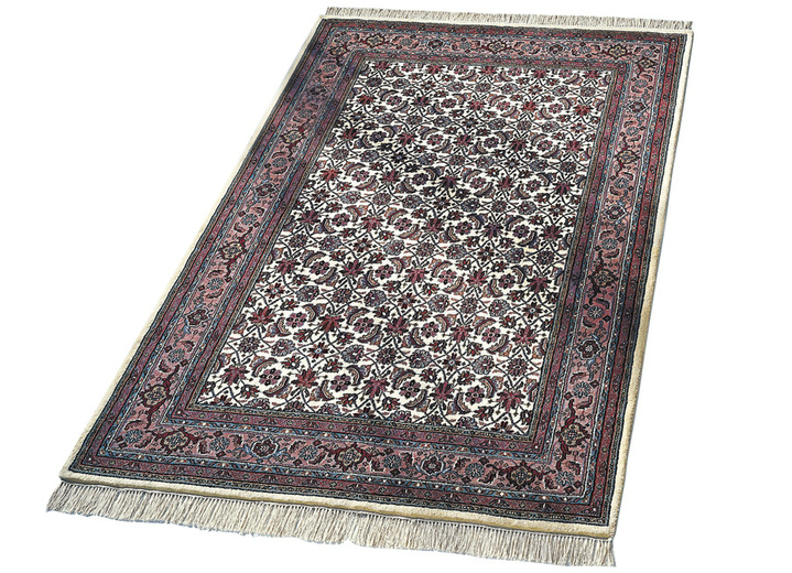 Klassiek - Oosters tapijt in verschillende kleuren, in Größe 037 (vloerkleed, ca. 70 x 140 cm) bis 299 (Tapijt, ca. 300 x 400 cm), in Farbe CREMEGRUNDIG Ansicht 1