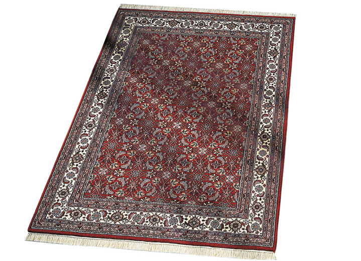 Klassiek - Handgeknoopte oosterse tapijten van 100% scheerwol, in Größe 037 (vloerkleed, ca. 70 x 140 cm) bis 299 (Tapijt, ca. 300 x 400 cm), in Farbe RODE ONDERGROND Ansicht 1