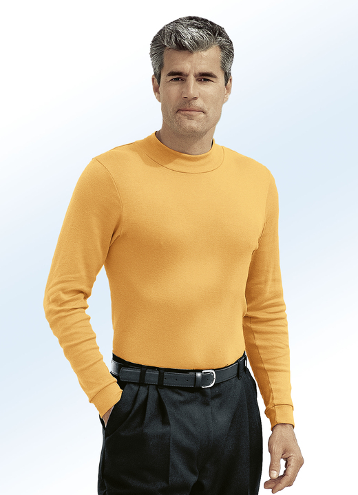 Shirts & sweatshirts - Comfortabel shirt in 9 kleuren, in Größe 046 bis 062, in Farbe HONINGKLEUR Ansicht 1