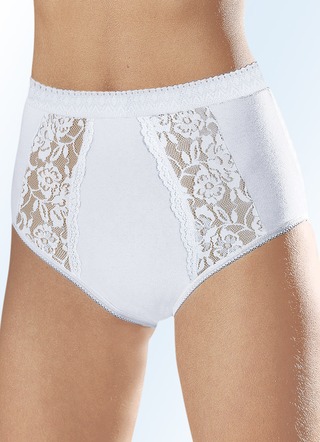 Pak van vijf slips met elastische kantafwerking