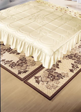 Bedframe met gecoate rug