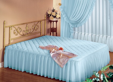 Sprei, klassiek doorgestikt in ruitvorm