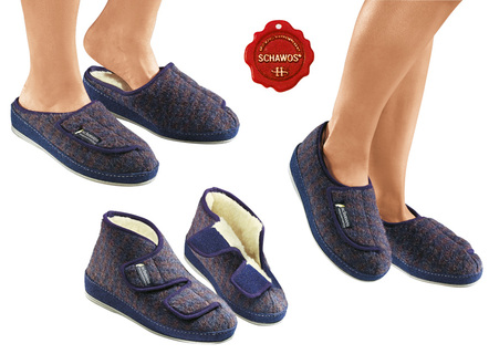 Warme pantoffel-serie Loden