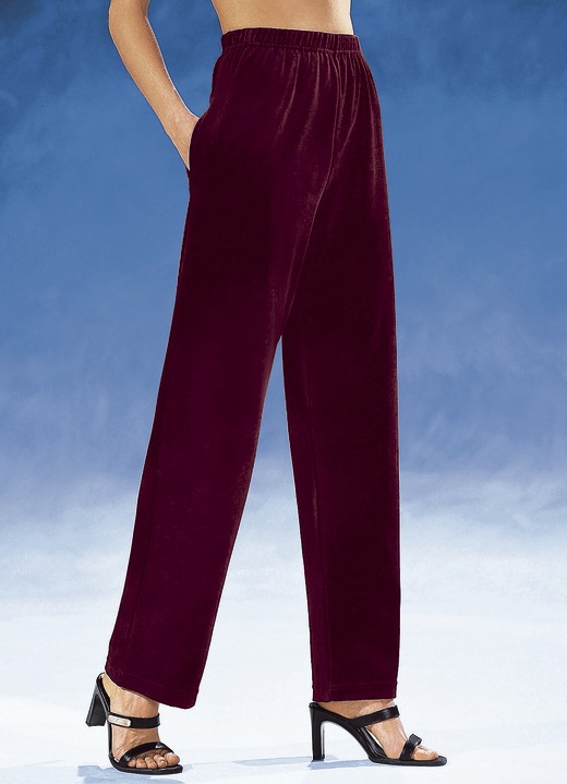 Vrijetijds pantalons - Broek met comfortabele elastische tailleband, in Größe 018 bis 060, in Farbe BRAAM Ansicht 1