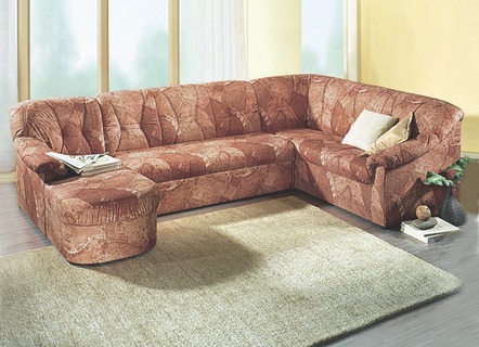Gestoffeerd meubel met zachte bekleding van microvelours