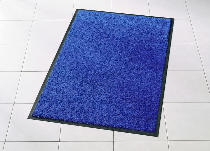 Schoonloopmatten - Schoonloopmatten voor binnen en buiten, in Größe 116 (90 x 120 cm) bis 165 (120 x 180 cm), in Farbe BLAUW Ansicht 1