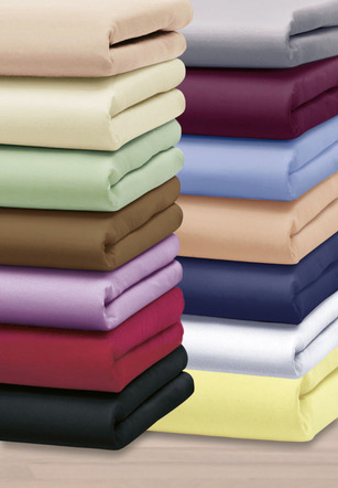 Premium jersey hoeslaken met elastaan
