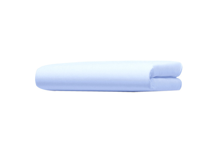Hoeslakens - Antibacteriële incontinentiehoeslakens van 100% katoen, in Größe 129 (70/140 cm) bis 138 (180/200 cm), in Farbe BLAUW Ansicht 1