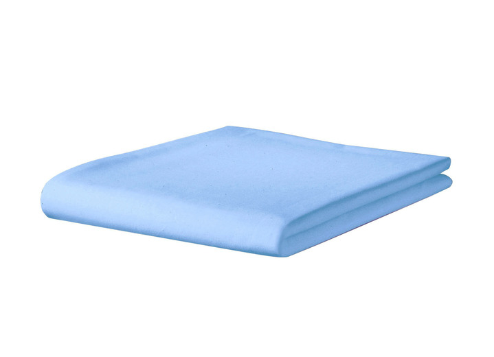 Hoeslakens - Ademende en huidvriendelijke lakens en hoeslakens, in Größe 131 (2 Betttücher, 150/ 250 cm) bis 138 (1 Spannbetttuch, 200/ 200 cm), in Farbe AQUA Ansicht 1