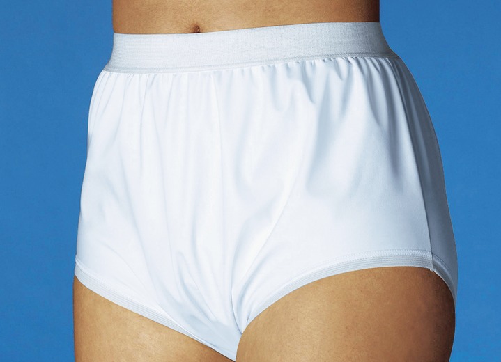 Incontinentie - incontinentieslips voor mannen en vrouwen, in Größe 3 (34/36) bis 8 (54/56), in Farbe WIT, in Ausführung Dames-/herenslip Ansicht 1