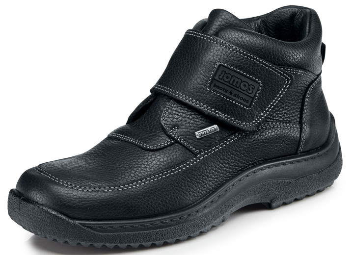Stiefeletten - GINO GALANTE, atmungsaktive Herren-Boots, Winterschuhe, mit Klettverschluss, in Größe 040 bis 047, in Farbe SCHWARZ Ansicht 1