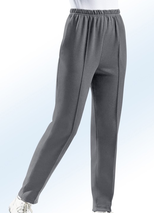 Vrijetijds pantalons - Casual broek in 6 kleuren Vrijetijds pantalons - Casual broek in 6 kleuren, in Größe 019 bis 052, in Farbe ANTRACIET