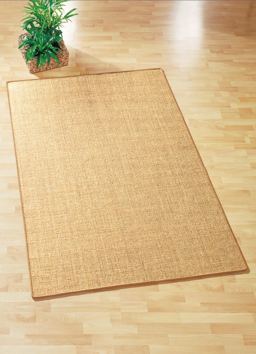 Klassiek - Bruggen en tapijten van sisal – puur natuur, in Größe 113 (Brug, 65 x 140 cm) bis 313 (Tapijt, 250 cm), in Farbe NATUREL Ansicht 1