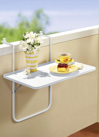Praktische balkonhangtafel