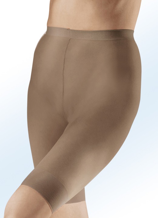 Kousen & panty's - Esda vijf-pack nauwsluitende shorts met een comfortabele tailleband, in Größe 2 (40/42) bis 7 (60/62), in Farbe POEDER