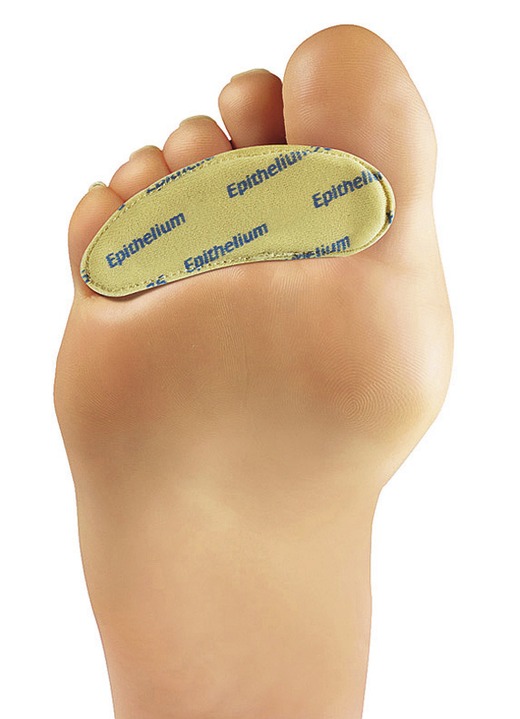 Inlegzolen - ‘Epitact‘ bescherming tegen druk op de tenen, in Größe 1 (voor dames) bis 2 (voor heren), in Farbe HUIDKLEURIG Ansicht 1