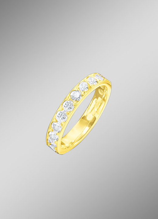 Ringen - Memoire-ring met briljanten, in Größe 160 bis 220, in Farbe  Ansicht 1