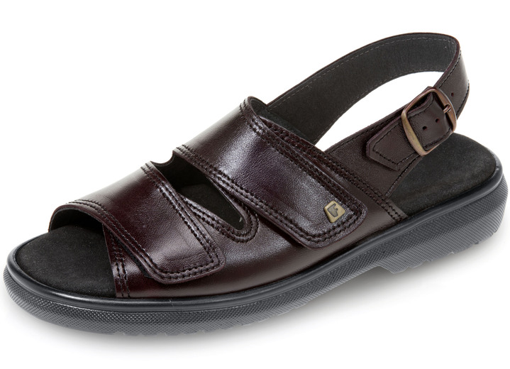 Sandalen & slippers - Sandaal met uitneembaar voetbed, in Größe 040 bis 047, in Farbe CHIANTI Ansicht 1