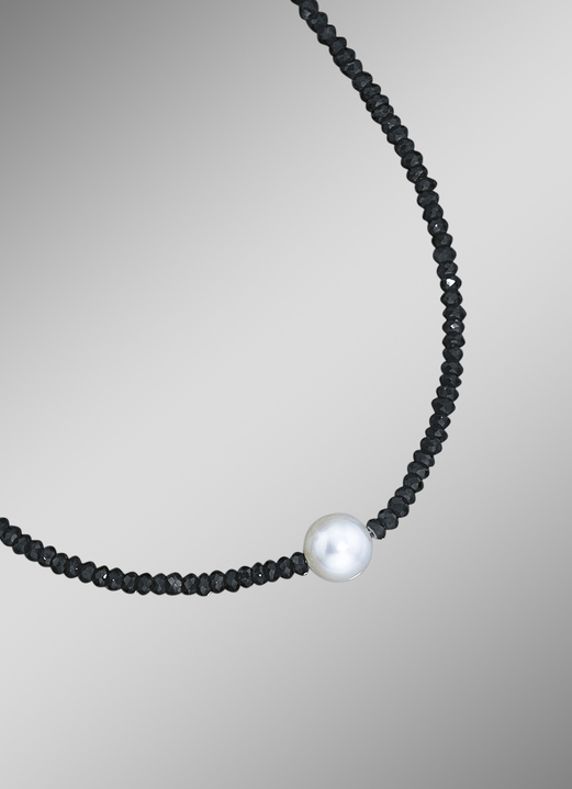 - Modern collier met Akoya gekweekte parel, in Farbe  Ansicht 1