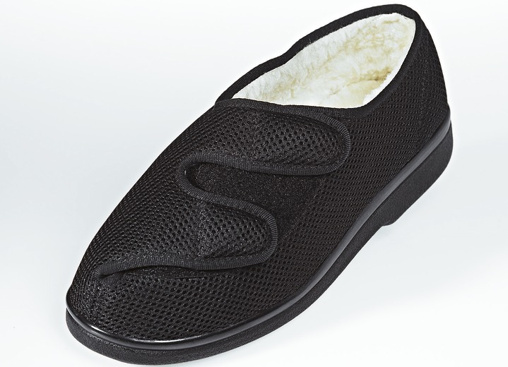 Laarzen & laarsjes - Comfortabele schoenen Gentle Walk met wolvoering, in Größe 036 bis 046, in Farbe ZWART, in Ausführung Comfortabele lage schoen Ansicht 1