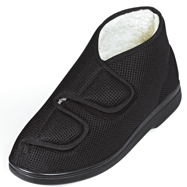 Laarzen & laarsjes - Comfortabele schoenen Gentle Walk met wolvoering, in Größe 036 bis 046, in Farbe ZWART, in Ausführung Comfortabele laarzen Ansicht 1