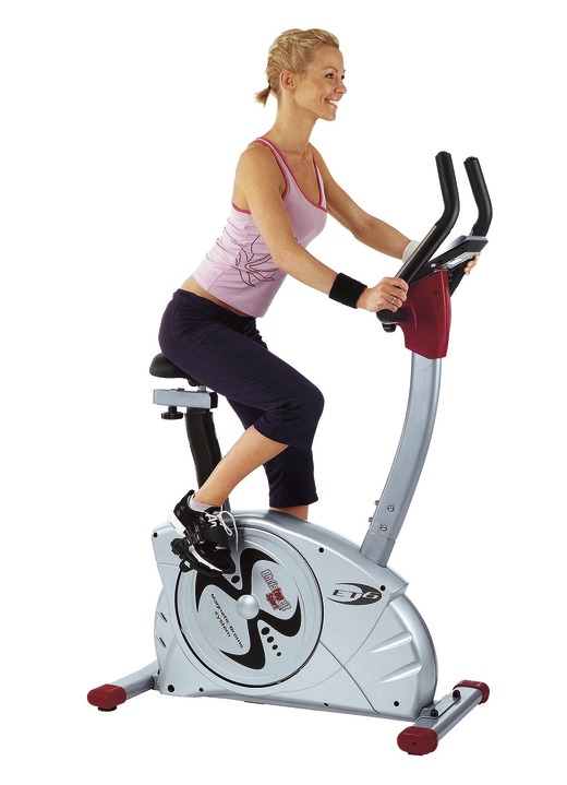 Fitness - Christopeit ergometer hometrainer ET6, in Farbe ZILVER Ansicht 1