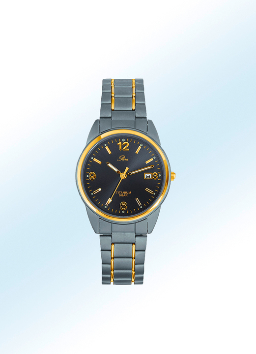 Kwartshorloges - Kwarts herenhorloge, van Para, in Farbe