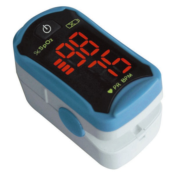 Medische apparaten - Vingerpulsoximeter, in Farbe WIT Ansicht 1