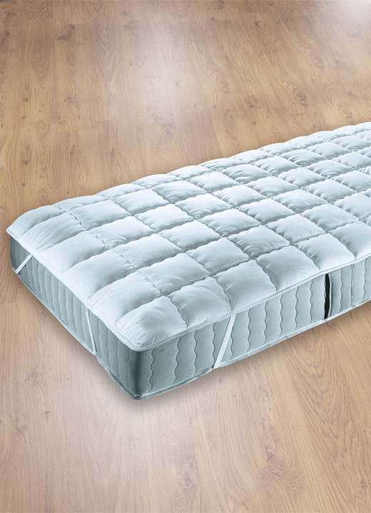 Dekbedden e.d. - F.a.n. Matrastopper wash-cotton, in Größe 130 (80/200 cm 950 g) bis 139 200/200 cm 2100 g), in Farbe WIT Ansicht 1