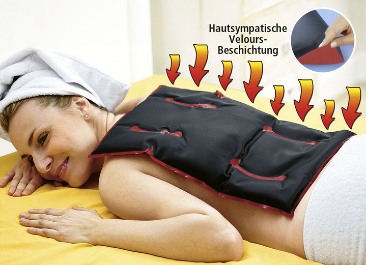 Warmte & ontspanning - Veen-kussen, in Farbe ROT