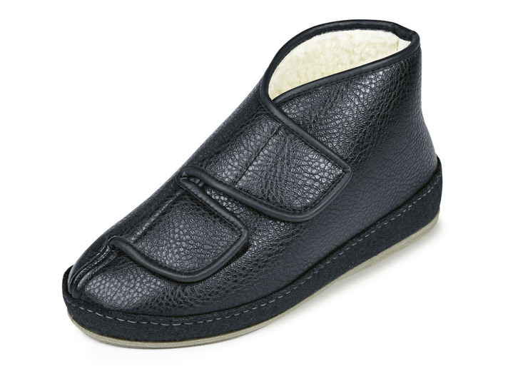 Stiefel & Stiefeletten - Gefütterter Therapieschuh für Sie & Ihn, in Größe 037 bis 046, in Farbe SCHWARZ