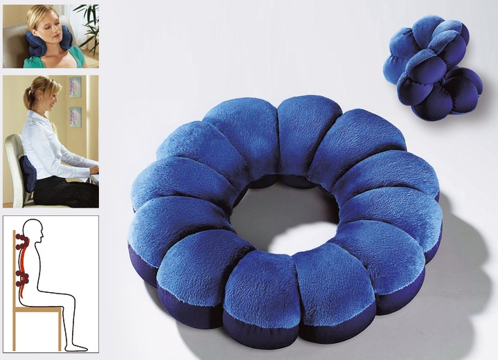 - Ontspannings- en ondersteuningskussen, in Farbe BLAUW Ansicht 1